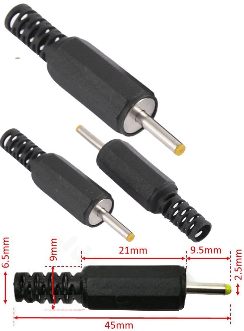 Jack alim.hembra-2.5-0.7x9mm